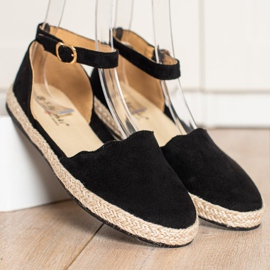 S. BARSKI Espadrilles Noires À Boucle S.BARSKI le noir 1 S. BARSKI Espadrilles Noires À Boucle S.BARSKI le noir 1