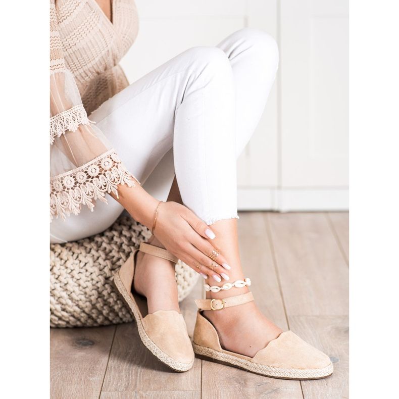 S. BARSKI Espadrilles Beiges Avec Boucle S.BARSKI 2 S. BARSKI Espadrilles Beiges Avec Boucle S.BARSKI 2