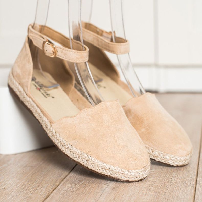 S. BARSKI Espadrilles Beiges Avec Boucle S.BARSKI 1