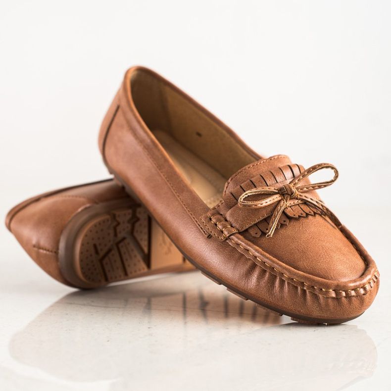 Clowse Mocassins Marron Avec Un Noeud brun 1