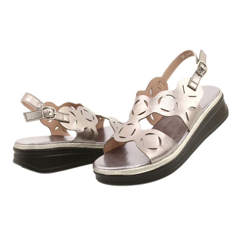 Sandales argentées pour femmes Sergio Leone SK041 2 Sandales argentées pour femmes Sergio Leone SK041 2