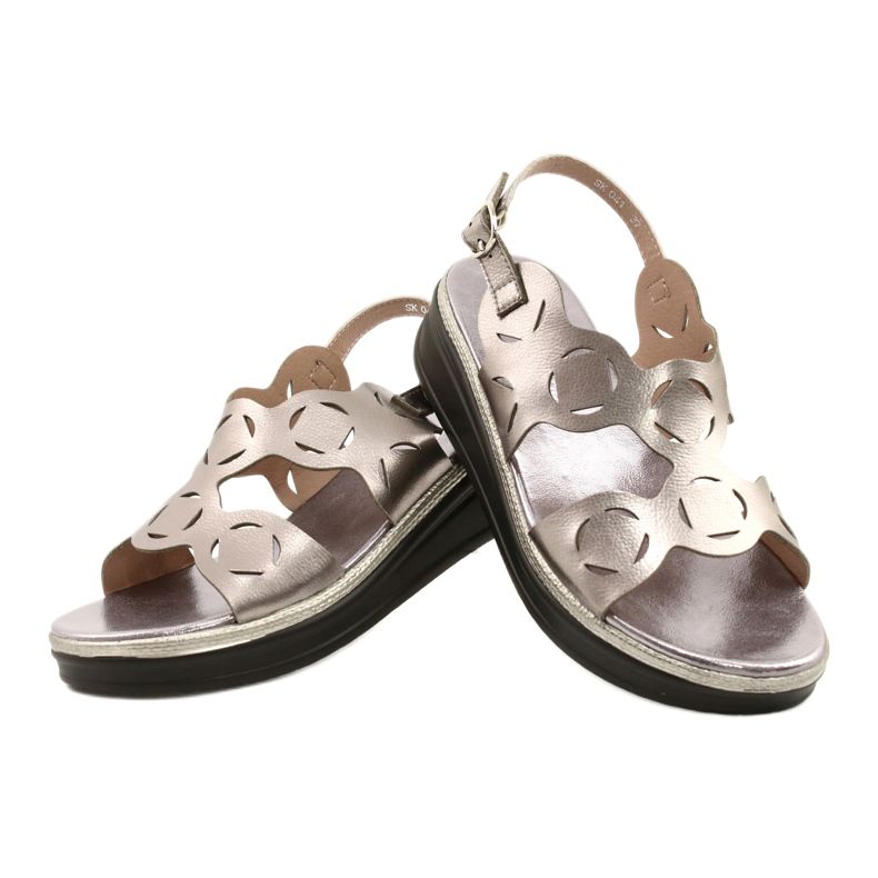 Sandales argentées pour femmes Sergio Leone SK041 4 Sandales argentées pour femmes Sergio Leone SK041 4