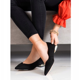 Escarpins à talons dorés FILIPPO DP2091/21 BK le noir d'or 1