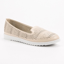 Weide Seigneurs ajourés beige 1