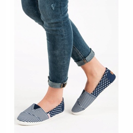 SHELOVET Slipons textiles bleu 2