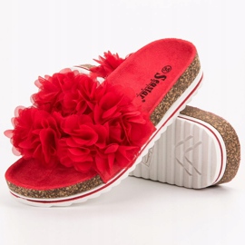 Seastar Pantoufles rouges à la mode 5