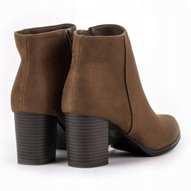 Filippo Bottines en daim sur un bar brun 3