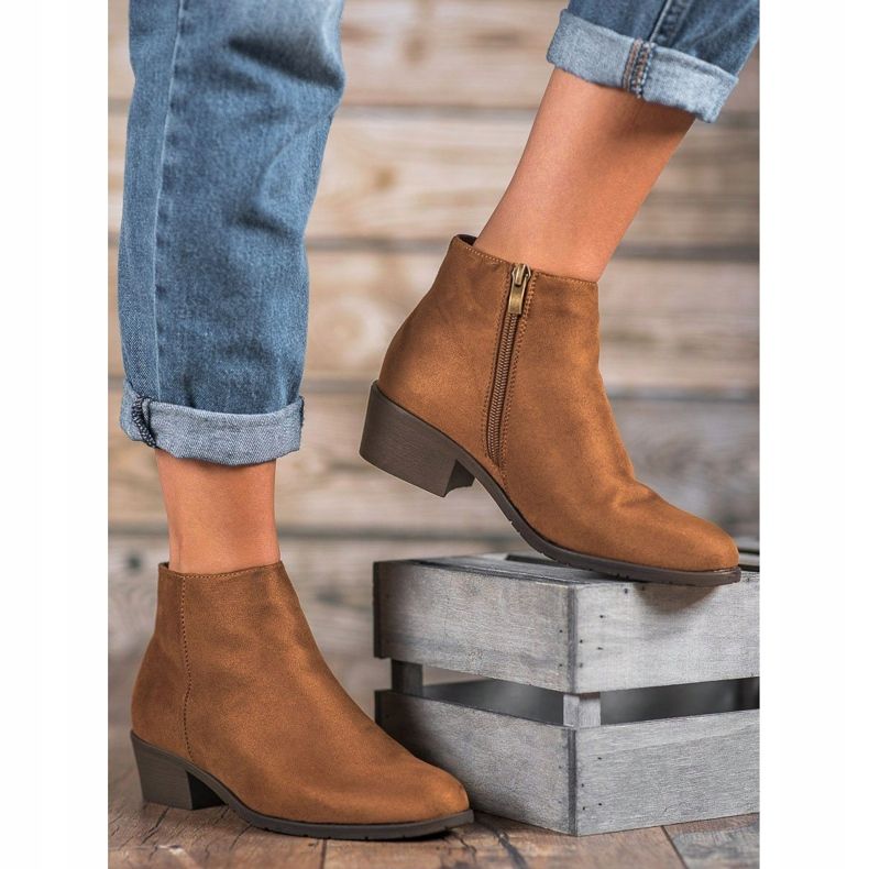 Filippo Boots femme camel brun 1