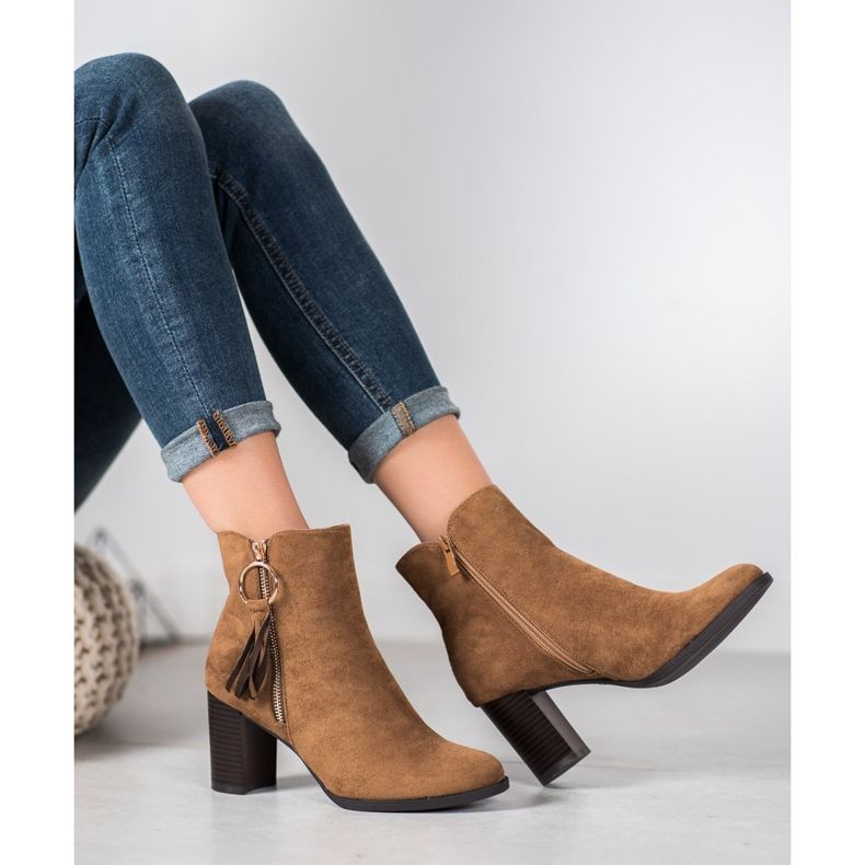 Filippo Bottes en daim élégantes brun 2