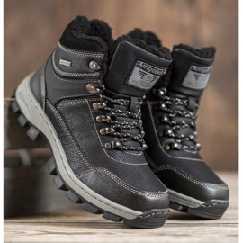 Arrigo Bello Bottes d'hiver à lacets noir 1