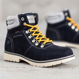 McKey Trappeurs sportifs bleu marine 1