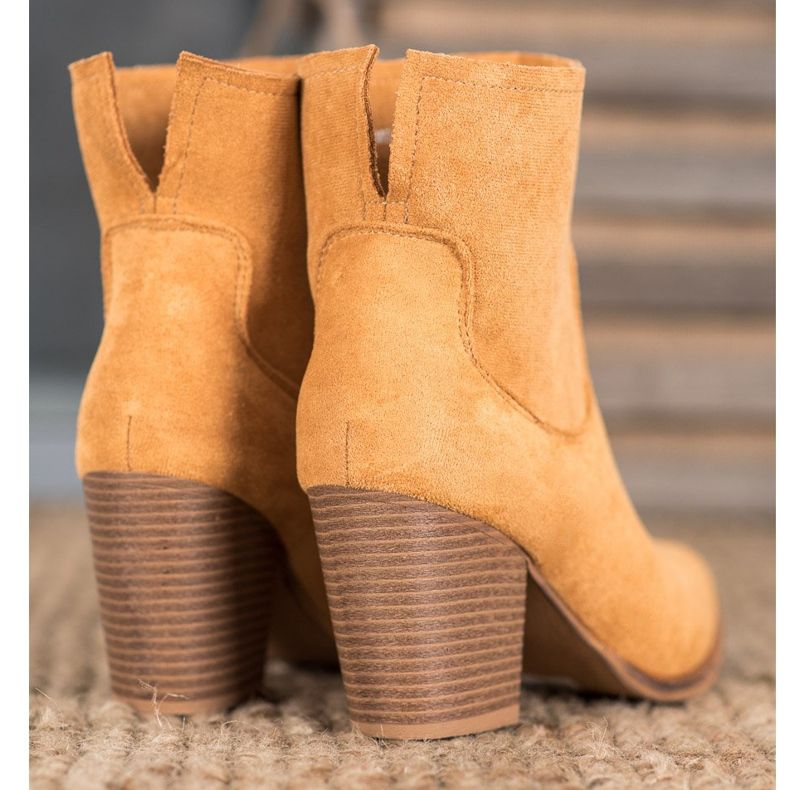 Seastar Bottines à enfiler sur un poteau brun 1