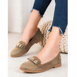 Miss Laura Seigneurs avec nœud décoratif kaki vert 1 Miss Laura Seigneurs avec nœud décoratif kaki vert 1