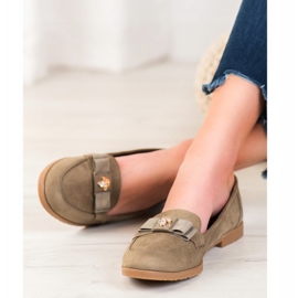 Miss Laura Seigneurs avec nœud décoratif kaki vert 2 Miss Laura Seigneurs avec nœud décoratif kaki vert 2