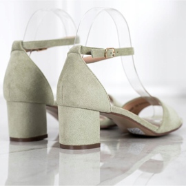 Seastar Sandales confortables à talons hauts vert 3