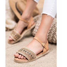 SHELOVET Sandales tressées légères beige 2 SHELOVET Sandales tressées légères beige 2