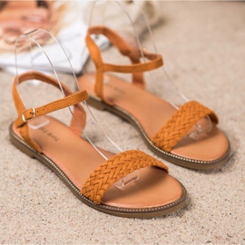 Laura Mode Sandales marron décontractées brun 2