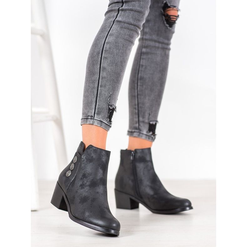 Goodin Bottes décontractées noir 1