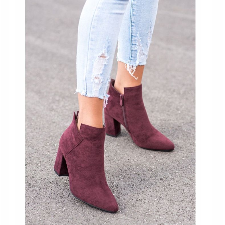 Bottes hautes VINCEZA rouge 2