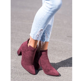 Bottes hautes VINCEZA rouge 1