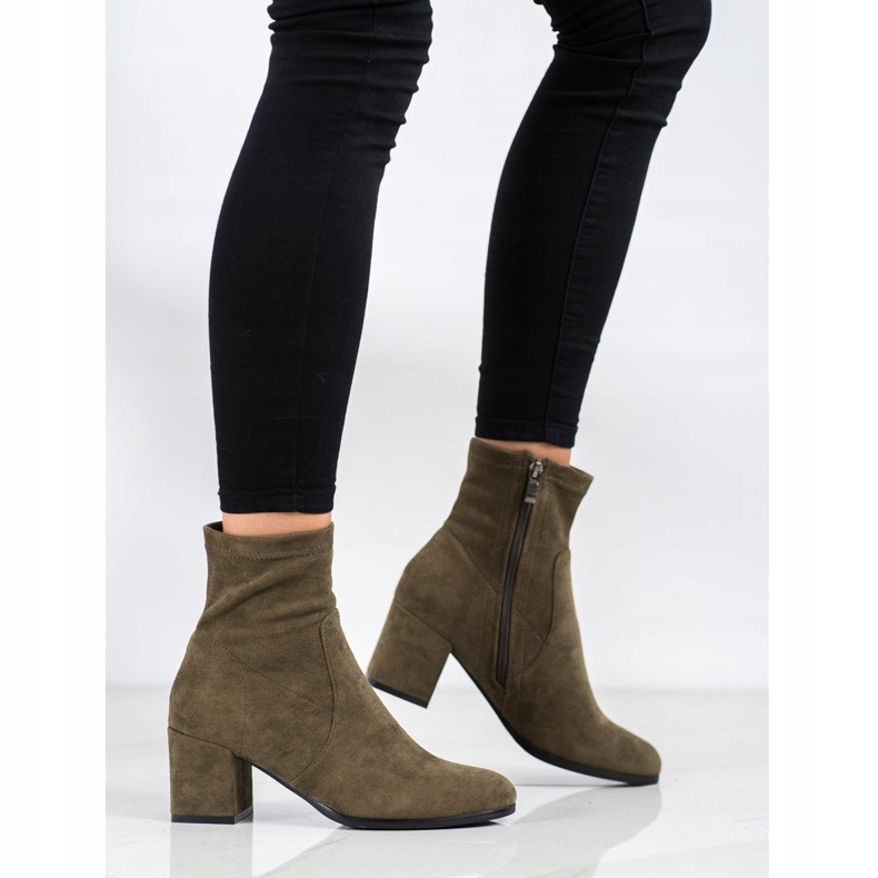 Evento Bottes à talons hauts vert 1