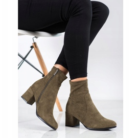 Evento Bottes à talons hauts vert 4