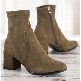 Evento Bottes à talons hauts vert 3