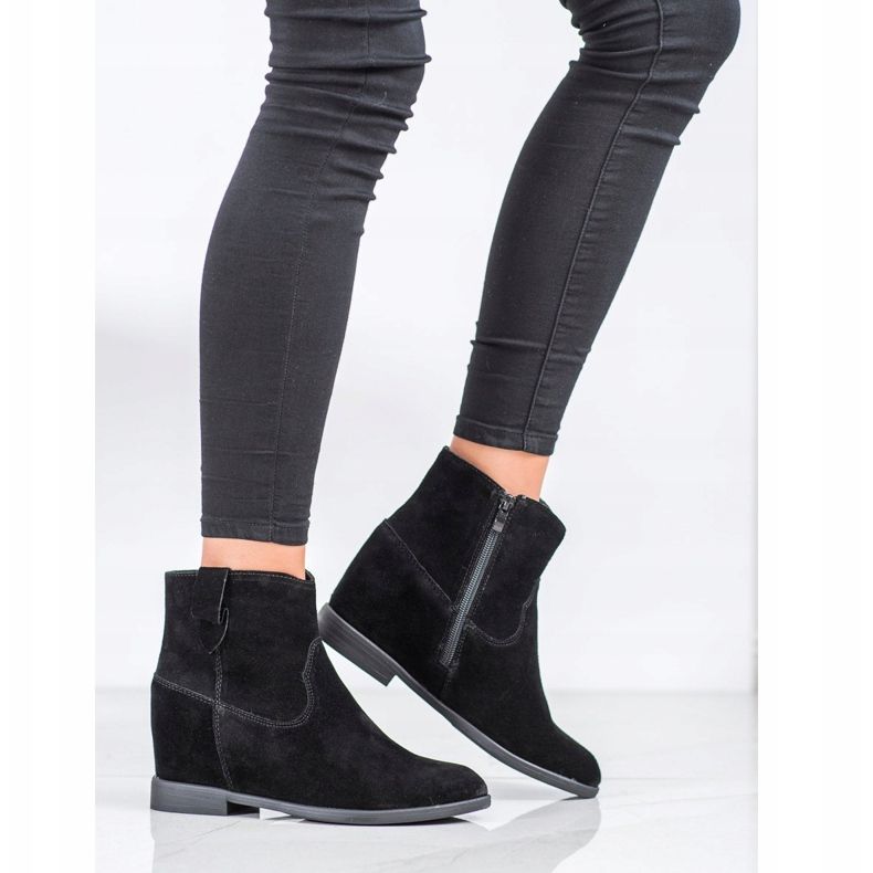 Filippo Bottines en cuir le noir 1