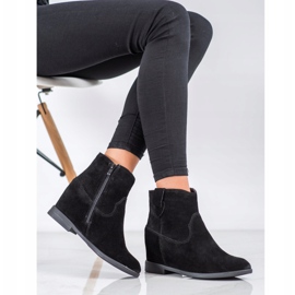 Filippo Bottines en cuir le noir 4