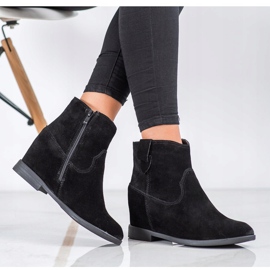 Filippo Bottines en cuir le noir 5