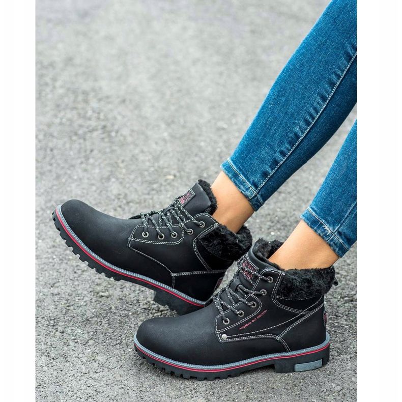 Arrigo Bello Chaussures de randonnée chaudes noir 2