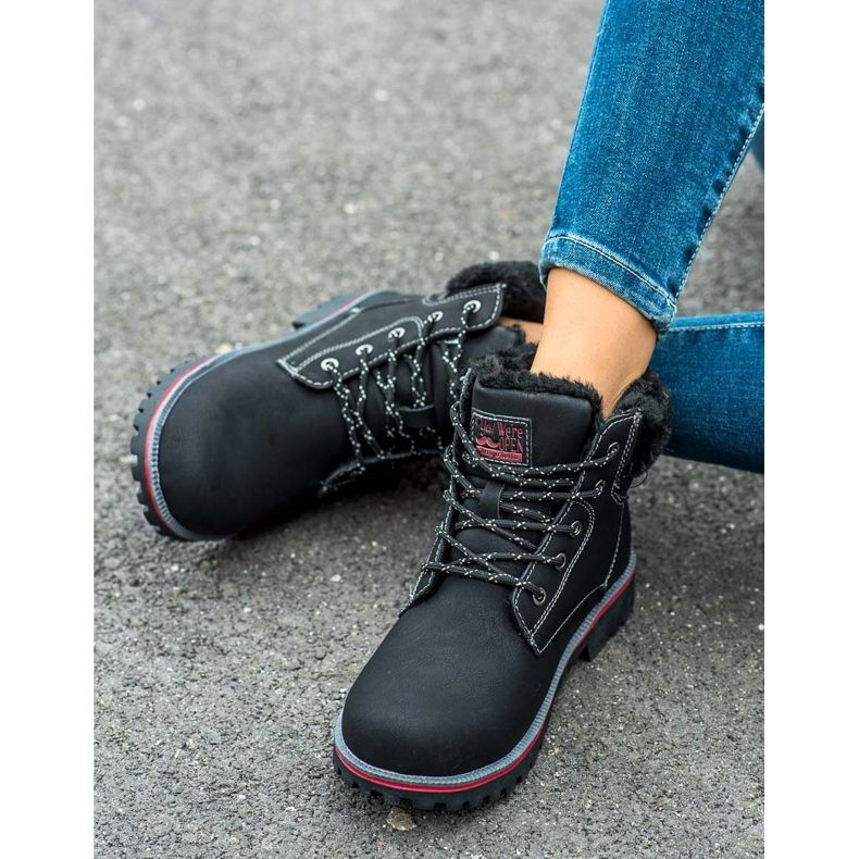 Arrigo Bello Chaussures de randonnée chaudes noir 1