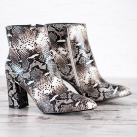 Goodin Bottes à imprimé serpent Spitz multicolore 3