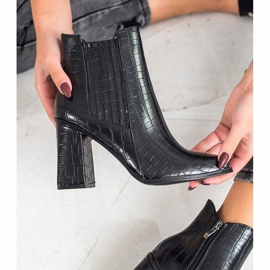 Goodin Bottes de mode le noir 3