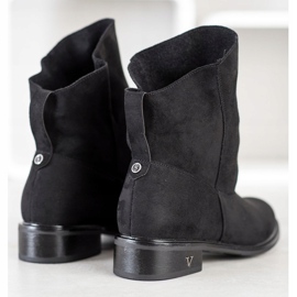 Gogo Bottes avec une tige large le noir 1