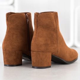 Sergio Leone Bottes pour femmes avec isolation brun 4