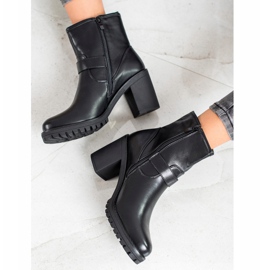 Marquiz Bottes noires à boucle le noir 2