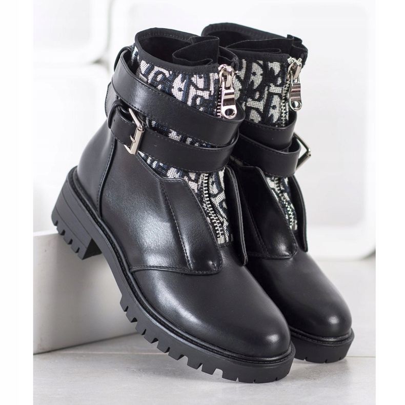 Seastar Sacs à fermeture éclair à la mode le noir 2