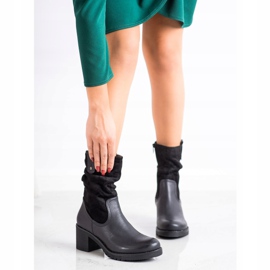 Flyfor Bottes décontractées confortables le noir 4