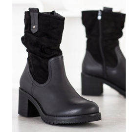 Flyfor Bottes décontractées confortables le noir 3
