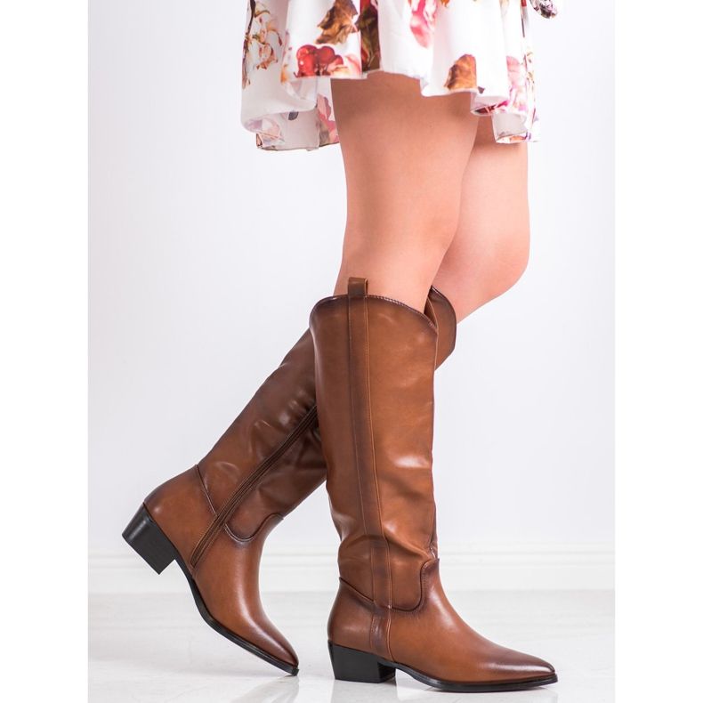 Seastar Bottes de cowboy classiques brun 1