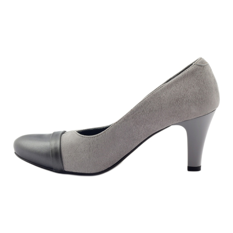 Escarpins en cuir pour femmes gris Espinto 532/1 2 Escarpins en cuir pour femmes gris Espinto 532/1 2