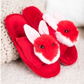 Bona Chaussons lapin rouge 1