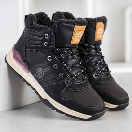 Arrigo Bello Chaussures de randonnée noires 1
