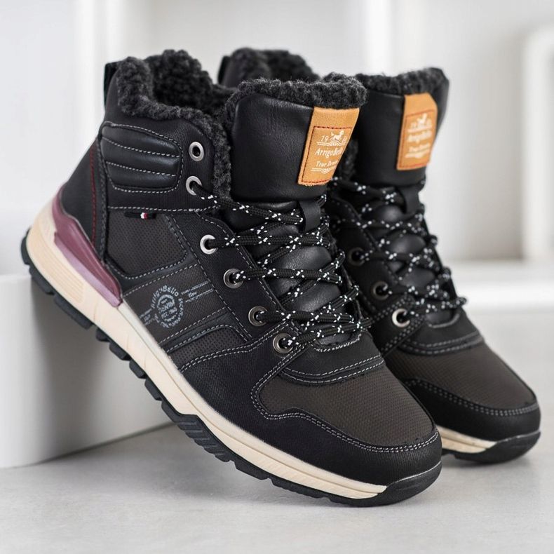 Arrigo Bello Chaussures de randonnée noires 1