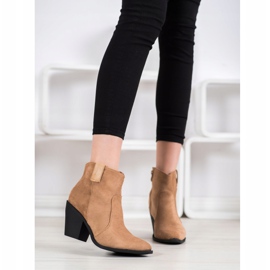 Small Swan Bottes à la mode en Spitz beige 4