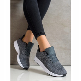 SHELOVET Baskets à lacets légères gris 2