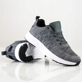 SHELOVET Baskets à lacets légères gris 1