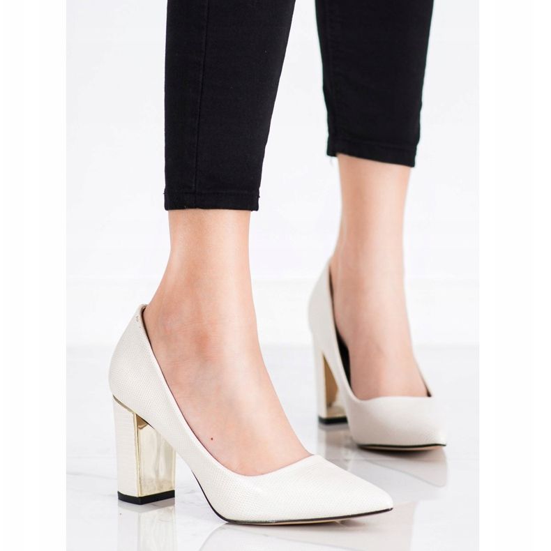Goodin Escarpins élégants à talons hauts beige 1 Goodin Escarpins élégants à talons hauts beige 1