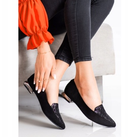 Goodin Escarpins à la mode à Spitz noir 1